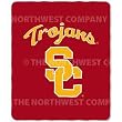 Southern California Trojans NCAA Light Weight Fleece Blanket (031 Series) (50x60")" Southern California Trojans NCAA Light Weight Fleece Blanket (031 Series) (50x60")"