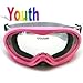 TMS® YOUTH PINK OFF-ROAD GOGGLES MOTOCROSS DIRT BIKE ATV MX (AS10-P)