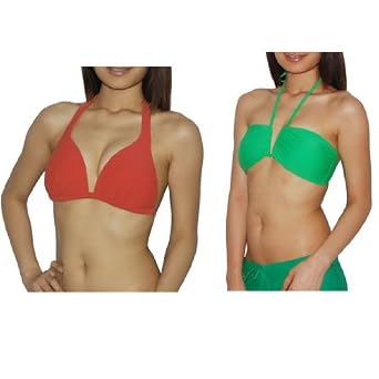 Buy 2 PACK: Body Glove Ladies Pure Beauty Soft & Comfortable Wireless Bra Surf & Swim... by Body Glove