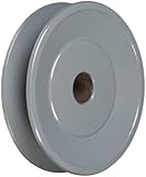 TB Woods AK2812 FHP Bored-to-size V-Belt Sheave, A Belt Section, 1 Groove, 1/2" Bore, Cast Iron, 2.85" OD, 8780 max rpm