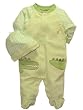 Little Me Alligator Layette Green, Newborn