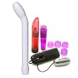 Doc Johnson Harmony Divine White Pearl Slim G-Spot Vibrator Adult Sex Toy Kit