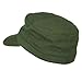 Big Size Cotton Fitted Military Cap - Olive (For Big Head)