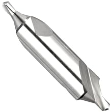 Magafor 135 Series High Speed Steel Combined Drill and Countersink, Uncoated (Bright) Finish, Bell Style, 60 and 120 Degrees