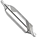 Magafor 135 Series High Speed Steel Combined Drill and Countersink, Uncoated (Bright) Finish, Bell Style, 60 and 120 Degrees