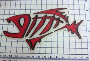 Fish Decal Carpet Graphic Sticker