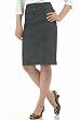 Dressy denim skirt