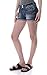 WallFlower Juniors Luscious Curvy Bling Denim Short Shorts