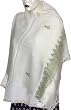 Wrap Dress Stoles Wool Embroidery India 80 x 27 inches
