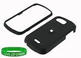 Black Rubberized Hard Case for Samsung Moment M900 Phone, Sprint