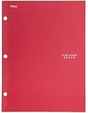 Five Star Folder, 4-Pocket, Red (72089)
