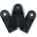 Versa-Tool MB1A1C1D Universal Oscillating Saw Blade Kit. 1 Each, 1-3/8 Wood, Japan Tooth and 2.5 Inch Wood Saw Blades