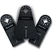 Versa-Tool MB1A1C1D Universal Oscillating Saw Blade Kit. 1 Each, 1-3/8 Wood, Japan Tooth and 2.5 Inch Wood Saw Blades