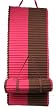 Roll Up Shoulder Strap Beach Mat - Two Tone Pink Brown