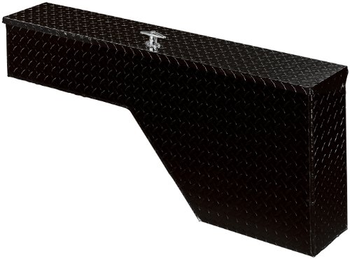 Tradesman 48 inch Aluminum Fender Well Tool Box Black