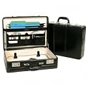 Expandable Leather Attache, 18w x 5 6d x 13 1/2h, Black (BND446011BLK) Category: Briefcases
