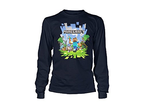Minecraft Adventure Long Sleeve Boys T-shirt M