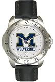 Michigan Wolverines Sport Leather Mens NCAA Watch