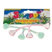Snappi Cloth Diaper Fasteners - Pack of 2 (Mint Green / Pink)
From SnappiÂ®

