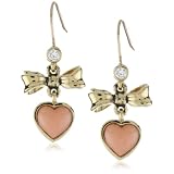 Juicy Couture Love Story Drop Earrings Gold Co