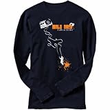 T-Shirt Long Sleeve Navy Blue  Math Rock ... It Makes Me Feel Alive !  Music