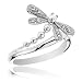 Diamond Dragonfly Ring