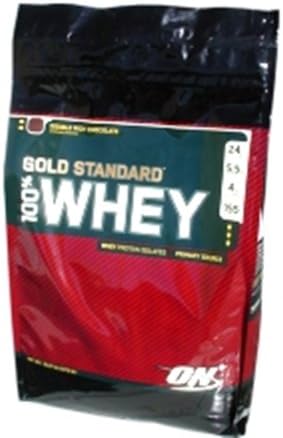 Optimim Nutrition 100% Whey Gold, Vanilla Ice, 2.07 LB (Pack of 4)