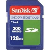 Shoot & Store SD Memory Card (128MB)