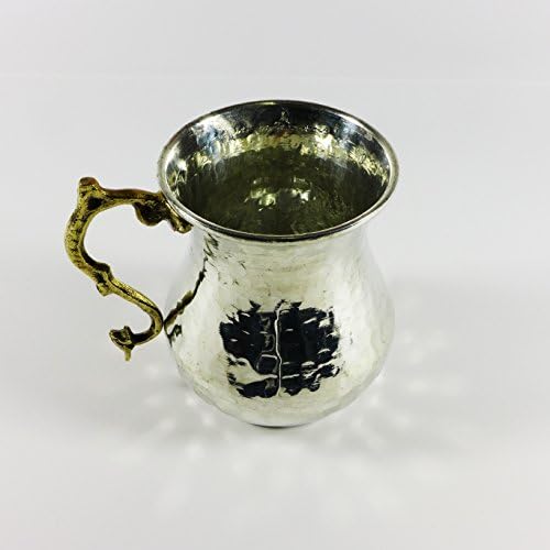 Traditional Turkish Hand Crafted Copper Mug (Tinned Outside)