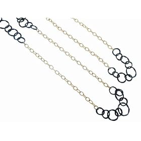 Midnight and Gold Chain - 36 by Emily Armenta