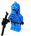 Lego Star Wars Mini Figure Clone Wars - Senate Commando with Blaster Rifle (Approximately 45mm tall)