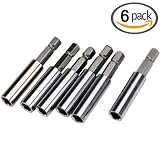 Buy (6-Pack) Universal 2¼ Magnetic Extension Hex Bit Holder ¼ Power... by Universal Tool