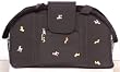Designer Dog Carrier - Open Top Pet Carrier - Embroidered Dog