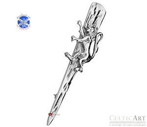 Celtic Art Sterling Silver Kilt Pin (KP062)