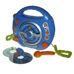 Spielclub 3320 - CD-Player mit 2 Mikrofonen Kinder CD-Player Singalong