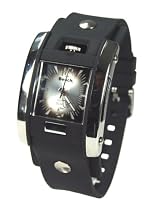 Bench Gents Black Dial & Black Strap Watch