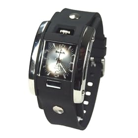 Bench Gents Black Dial & Black Strap Watch