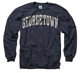 Georgetown Hoyas Navy Arch Crewneck Sweatshirt