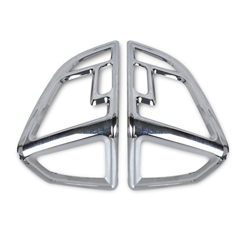 2pcs Chrome Side Dashboard Air Vent Outlet Trim Cover Frame