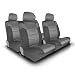 UNIVERSAL CAR SEAT COVER FULL SET - GREY