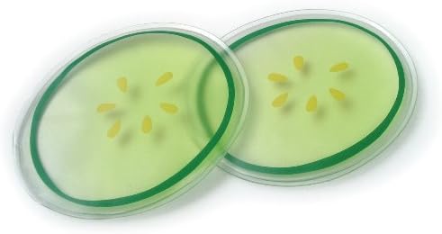 Basicare Hot/Cold Gel Relaxing Eye Masks Cucumber