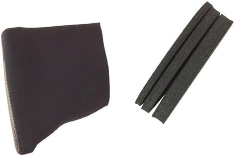 Made In The USA Universal Fit Black Beartooth Recoil Butt Pad Kit With Foam Inserts Fits Remington 700 798, Winchester 70, Howa 1500 Mauser 98 K98 GEW98 24/47 M48, Mosin Nagant 91/30 M38 M44 M39, Springfield 1903, M1 Garand, Springfield M1A M14, Ruger Mini14 Mini30 10/22 17/22 Rifles