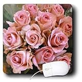 Florene Flowers - Pink Rose Bouquet - Mouse Pads