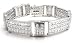 Iced Out CZ 8 15mm Men's Silver Bracelet