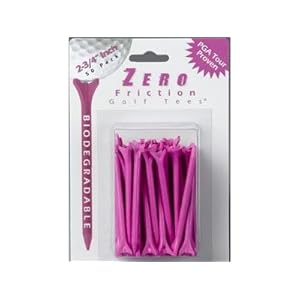 Zero Friction Performance Golf Tees Pink