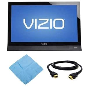 Vizio 19 Inch Razor LED LCD HDTV 60HZ Model M190VA Plus Accessory Bundle