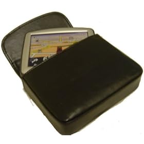 Duragadget leather carry case suitable for use with TOMTOM ONE v2 v3 V4 v5 IQ ROUTES ,Europe 22, Regional Traffic Protective Tough carry case for Tomtom ONE version 2, 3, 4, 5, White Pearl Special Edition, ONE IQ Routes edition Europe, ONE IQ Routes edition Regional, ONE Classic Regional, ONE Europe Traffic, ONE Europe, ONE Regional, ONE Regional 3rd Edition, ONE Regional Traffic, ONE New Edition Europe, ONE New Edition Regional (with windscreen mount removed). Deluxe leather carry case Hard case, high quality Tough durable leather by DURAGADGET� with unique 2 year warranty