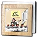 Londons Times Famous People Places Books Cartoons - Dracula - Early Job - Tile Napkin Holders