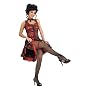 Cancan Dancer Costume Dress (Stockings and Garter not included)