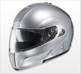 HJC IS-Max BT Modular Motorcycle Helmet Light Silver Large L 0840-0107-06